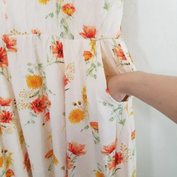 Torrid Floral Dress with Pockets Size 4 - Picture 4 of 8